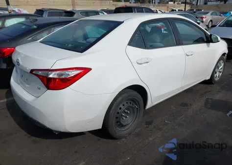 2016 Toyota Corolla Le from USA, damaged, VIN 5YFBURHE7GP458703